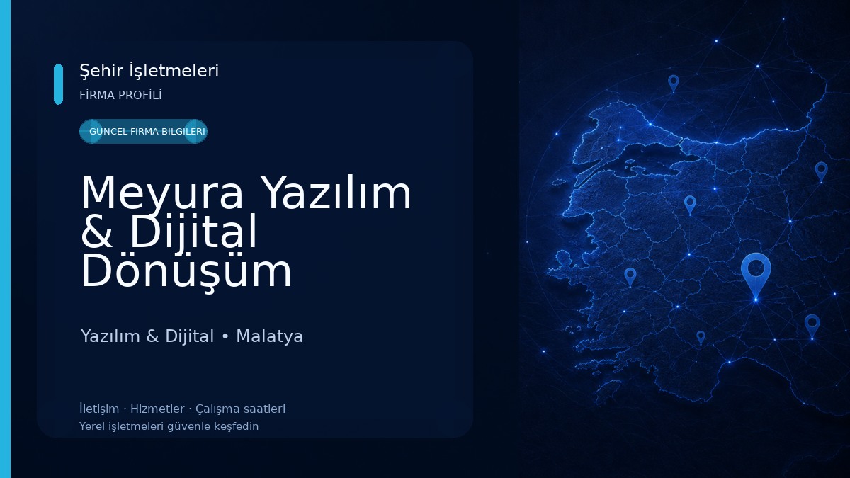 Meyura Yazılım & Dijital Dönüşüm 