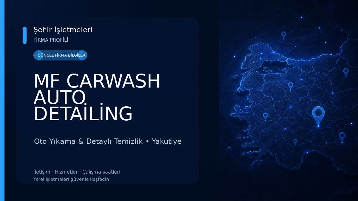 MF CARWASH AUTO DETAİLİNG 