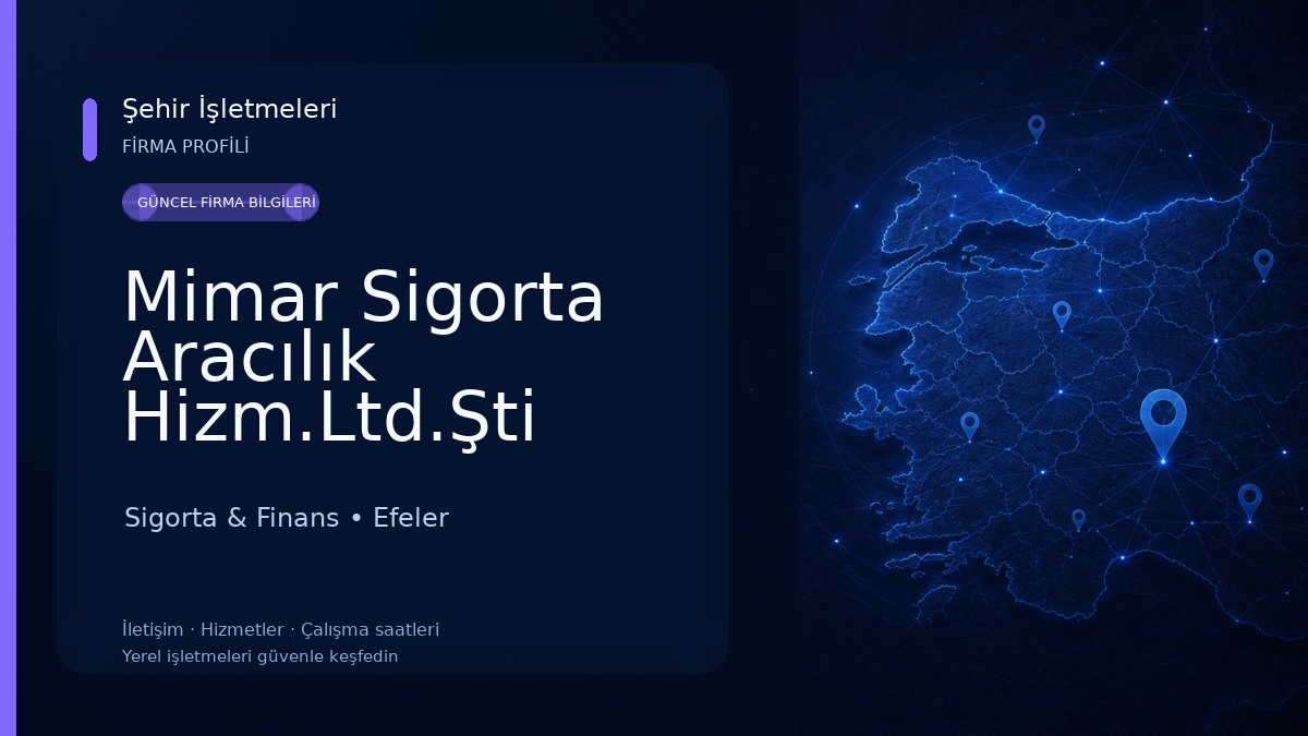 Mimar Sigorta Aracılık Hizm.Ltd.Şti Sigorta & Finans