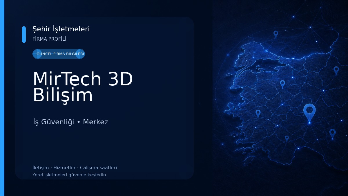 MirTech 3D Bilişim