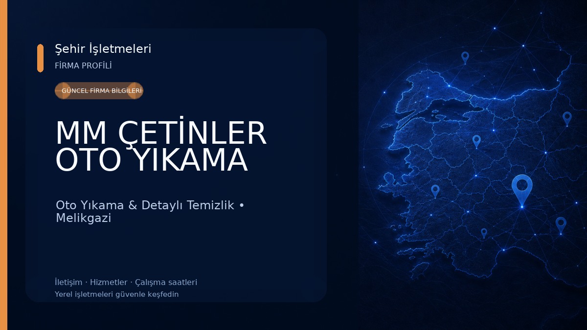 MM ÇETİNLER OTO YIKAMA