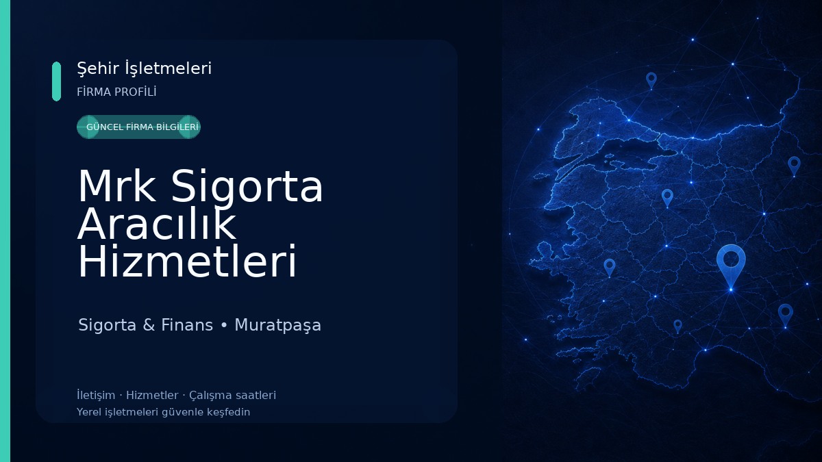 Mrk Sigorta Aracılık Hizmetleri Sigorta & Finans