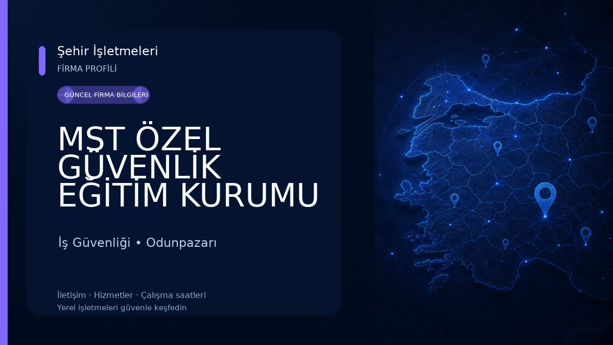 MST ÖZEL GÜVENLİK EĞİTİM KURUMU ESKİŞEHİR 