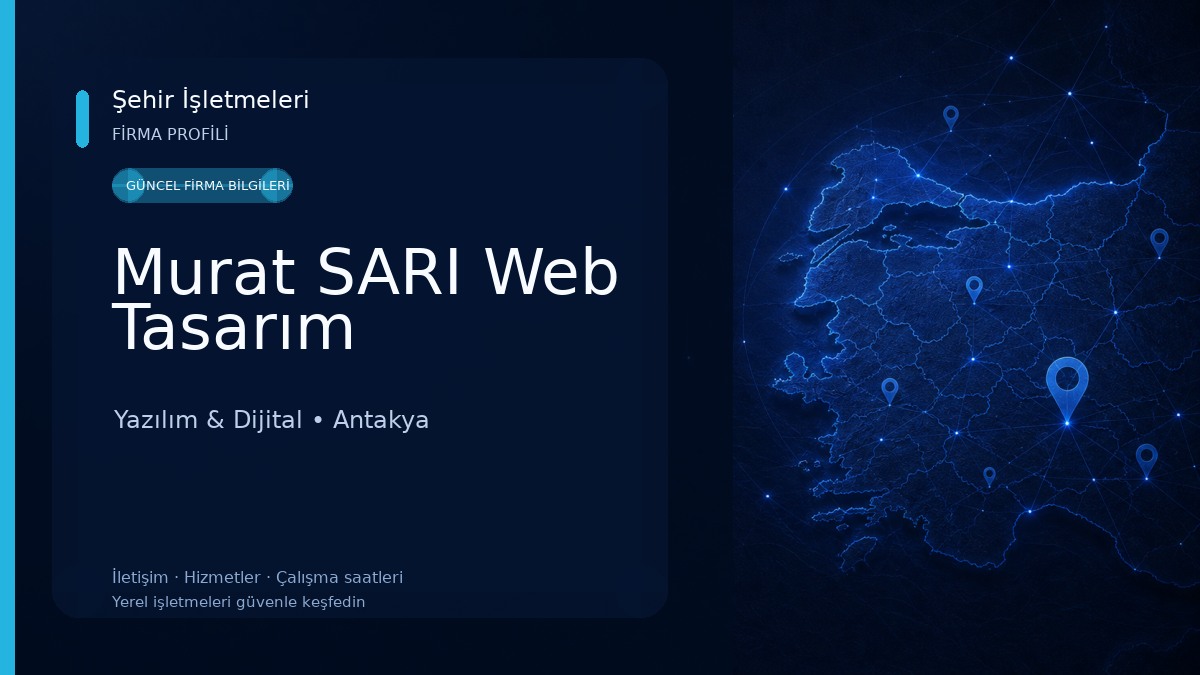 Murat SARI Web Tasarım 