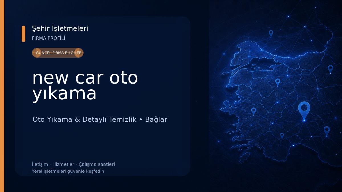 new car oto yıkama