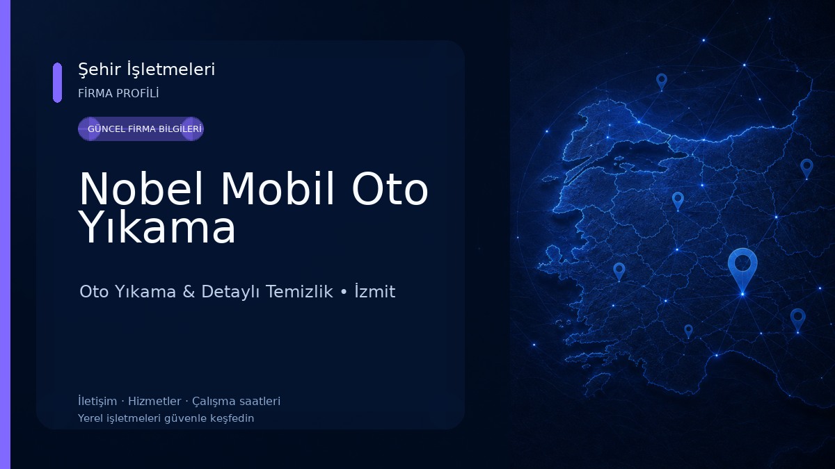 Nobel Mobil Oto Yıkama Oto Yıkama & Detaylı Temizlik