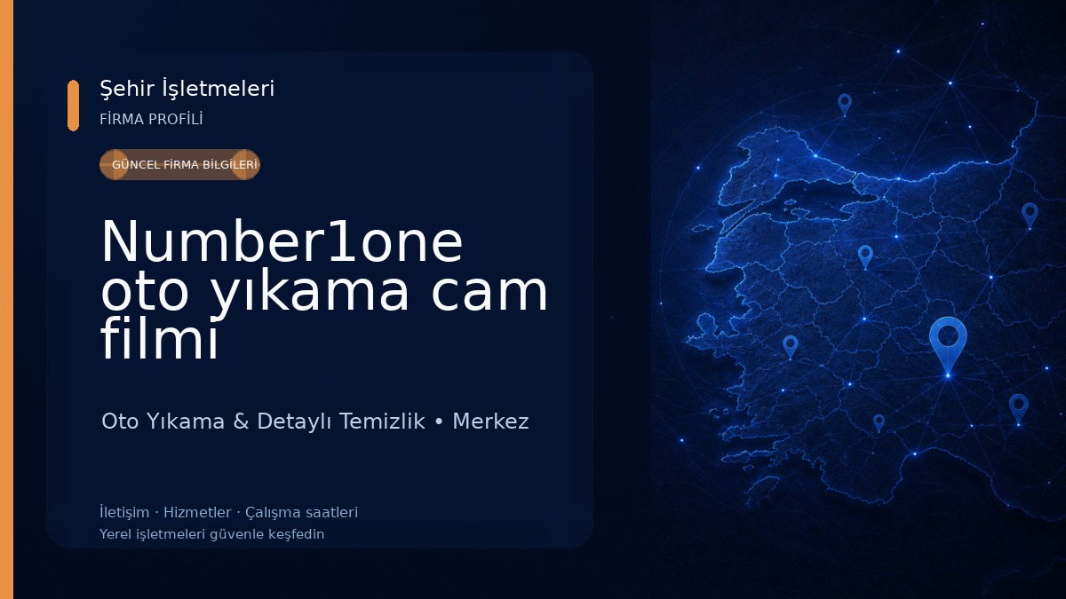 Number1one oto yıkama cam filmi Oto Yıkama & Detaylı Temizlik