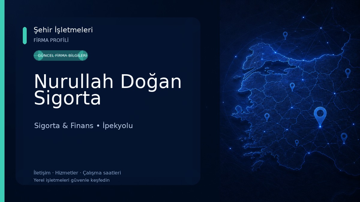 Nurullah Doğan Sigorta Sigorta & Finans