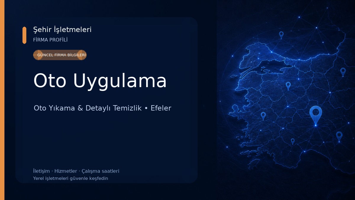 Oto Uygulama Oto Yıkama & Detaylı Temizlik