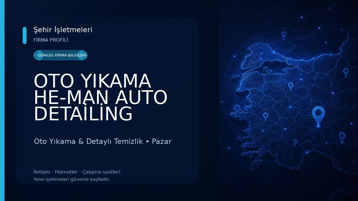 OTO YIKAMA HE-MAN AUTO DETAİLİNG Oto Yıkama & Detaylı Temizlik