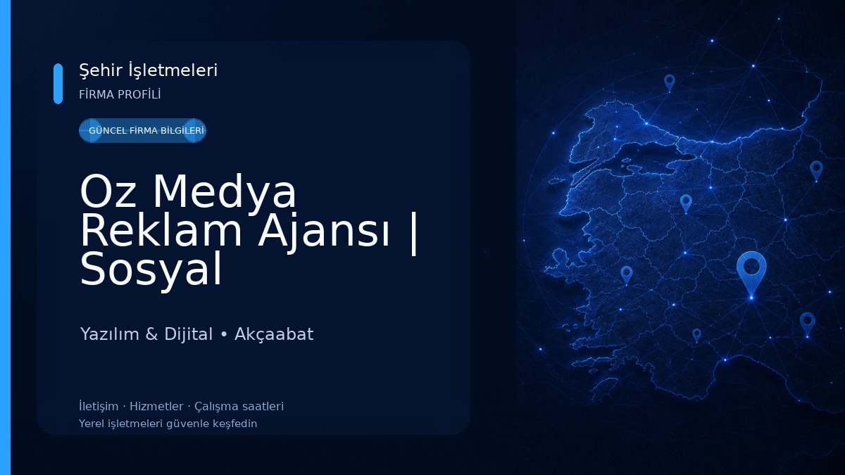 Oz Medya Reklam Ajansı | Sosyal Medya-Web Tasarım-SEO-Yazılım Yazılım & Dijital