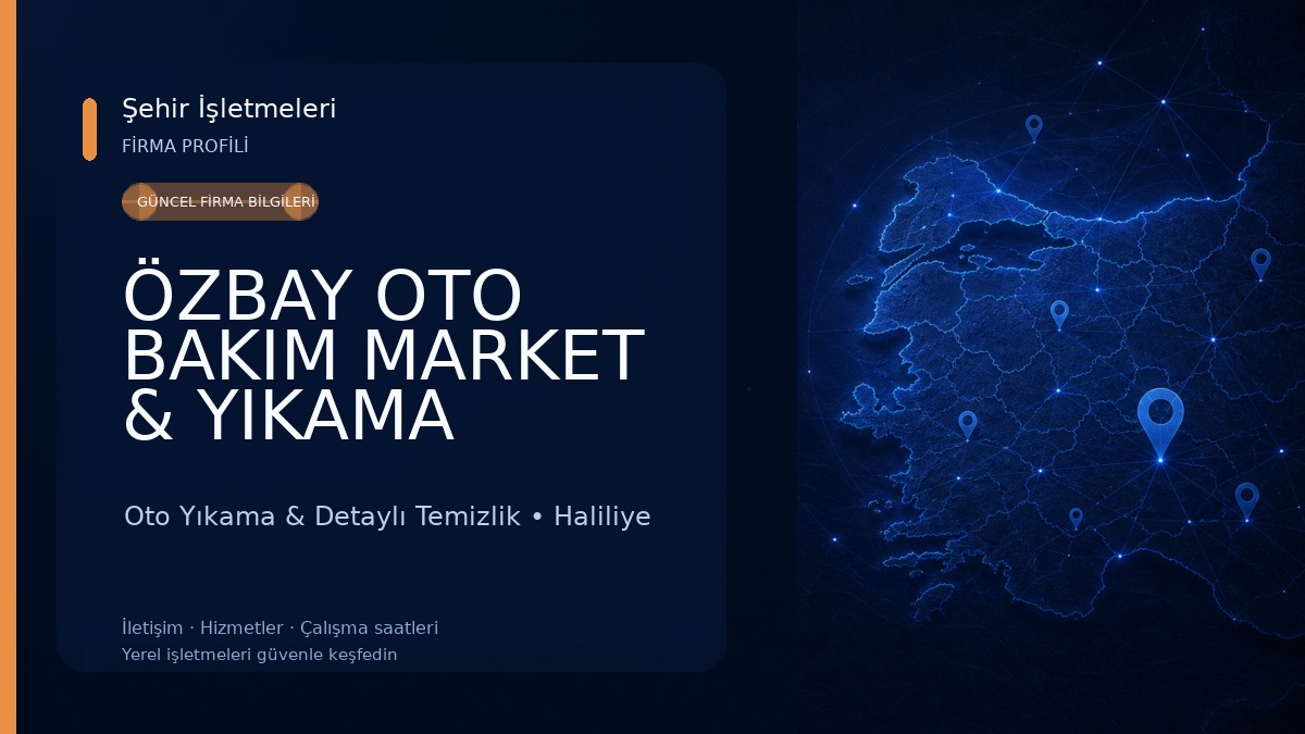 ÖZBAY OTO BAKIM MARKET & YIKAMA