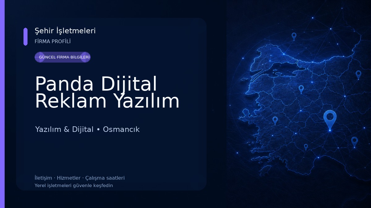 Panda Dijital Reklam Yazılım Yazılım & Dijital