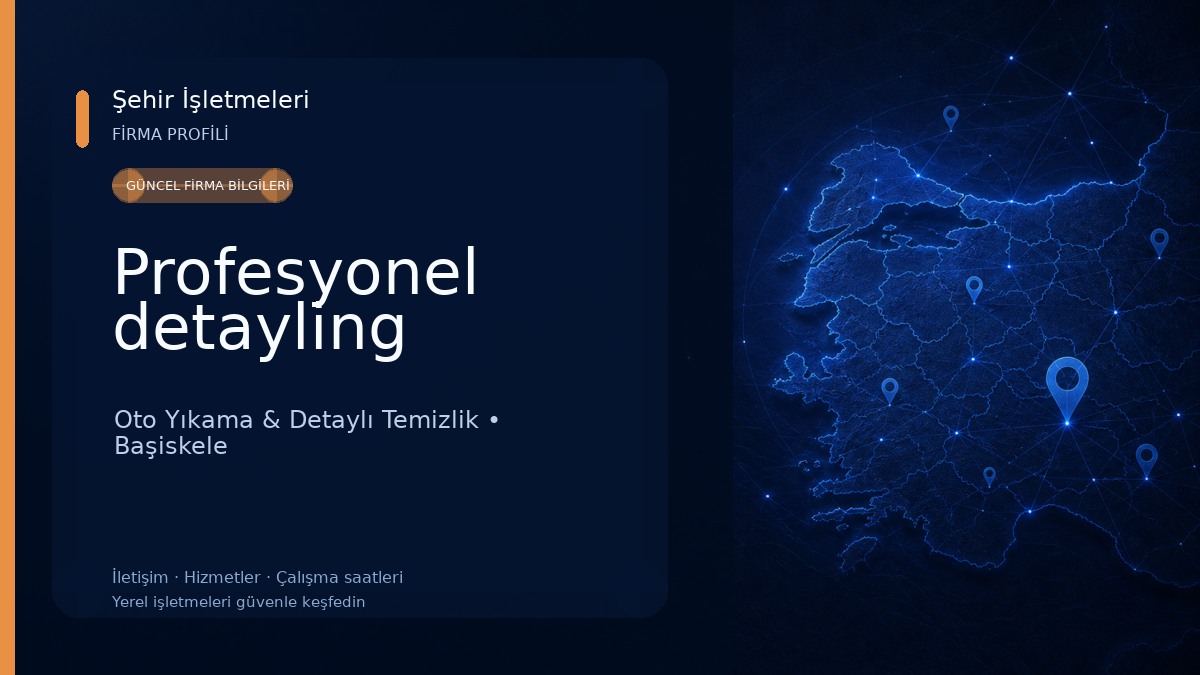 Profesyonel detayling Oto Yıkama & Detaylı Temizlik