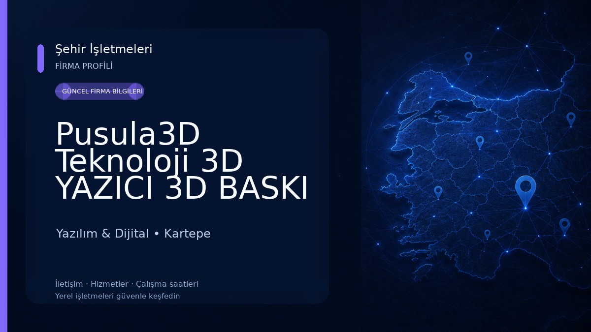 Pusula3D Teknoloji 3D YAZICI 3D BASKI 3D TARAMA MERKEZİ ELAS ESUN FİLAMİX NANELAB CREALİTY MARKA FİLAMENT SATIŞ MAĞAZASI Yazılım & Dijital