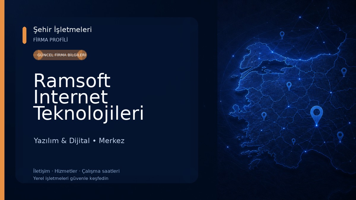 Ramsoft Internet Teknolojileri Yazılım & Dijital