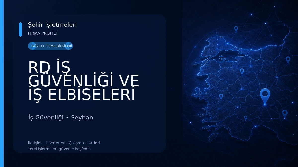 RD İŞ GÜVENLİĞİ VE İŞ ELBİSELERİ
