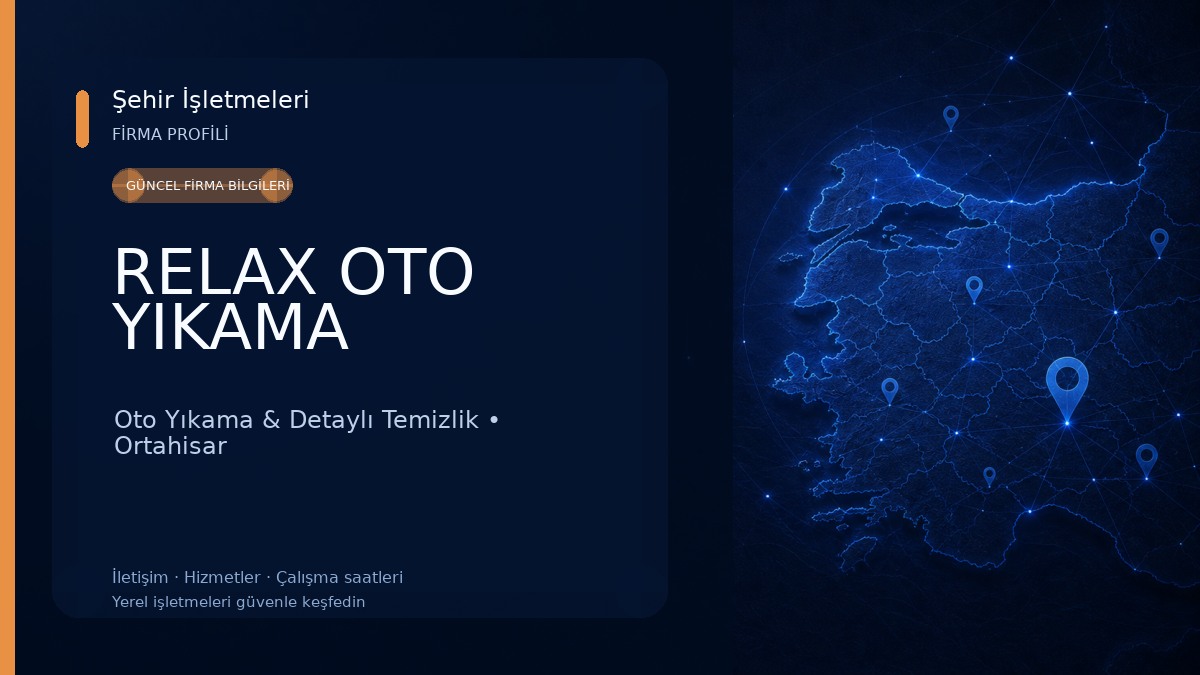 RELAX OTO YIKAMA Oto Yıkama & Detaylı Temizlik