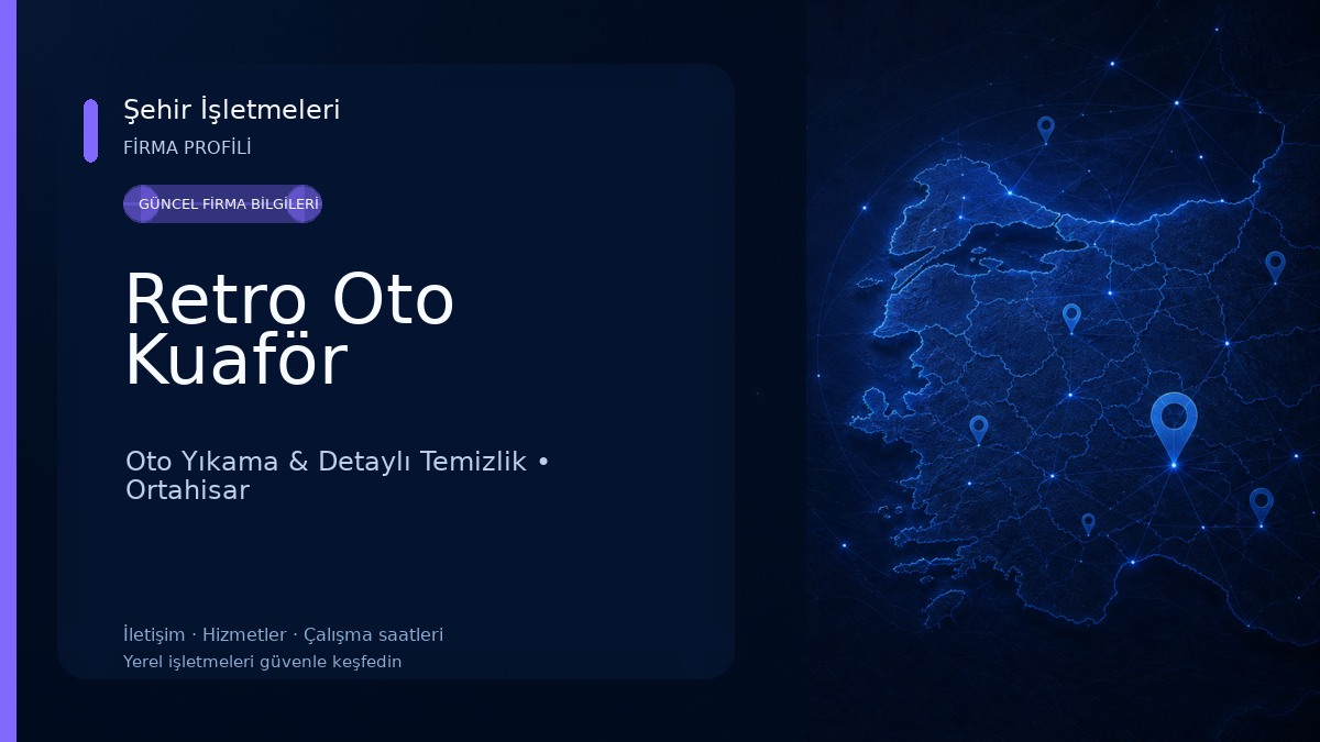 Retro Oto Kuaför Oto Yıkama & Detaylı Temizlik