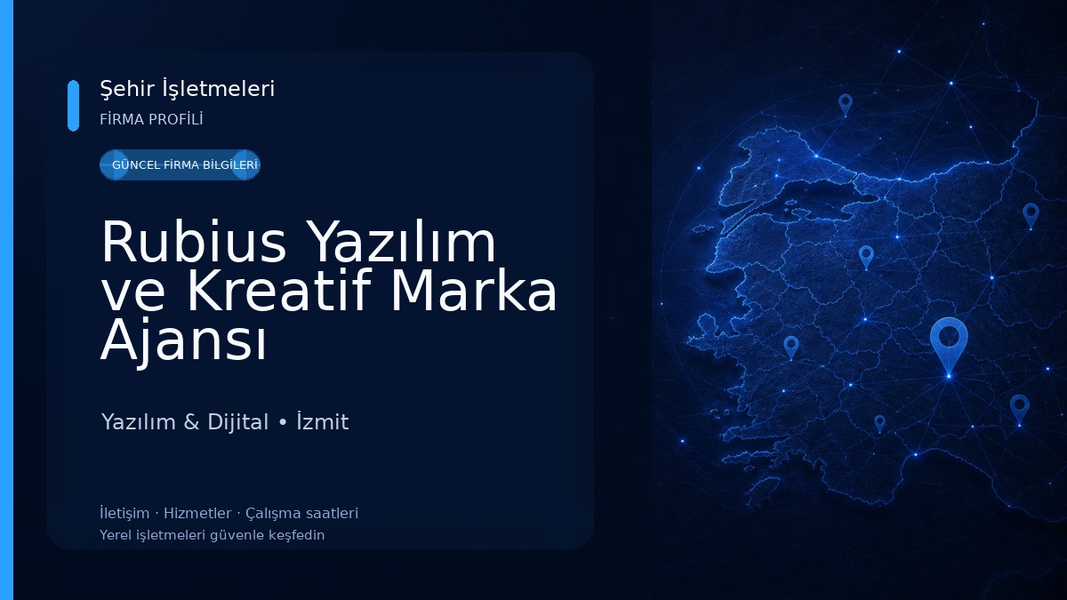 Rubius Yazılım ve Kreatif Marka Ajansı Yazılım & Dijital