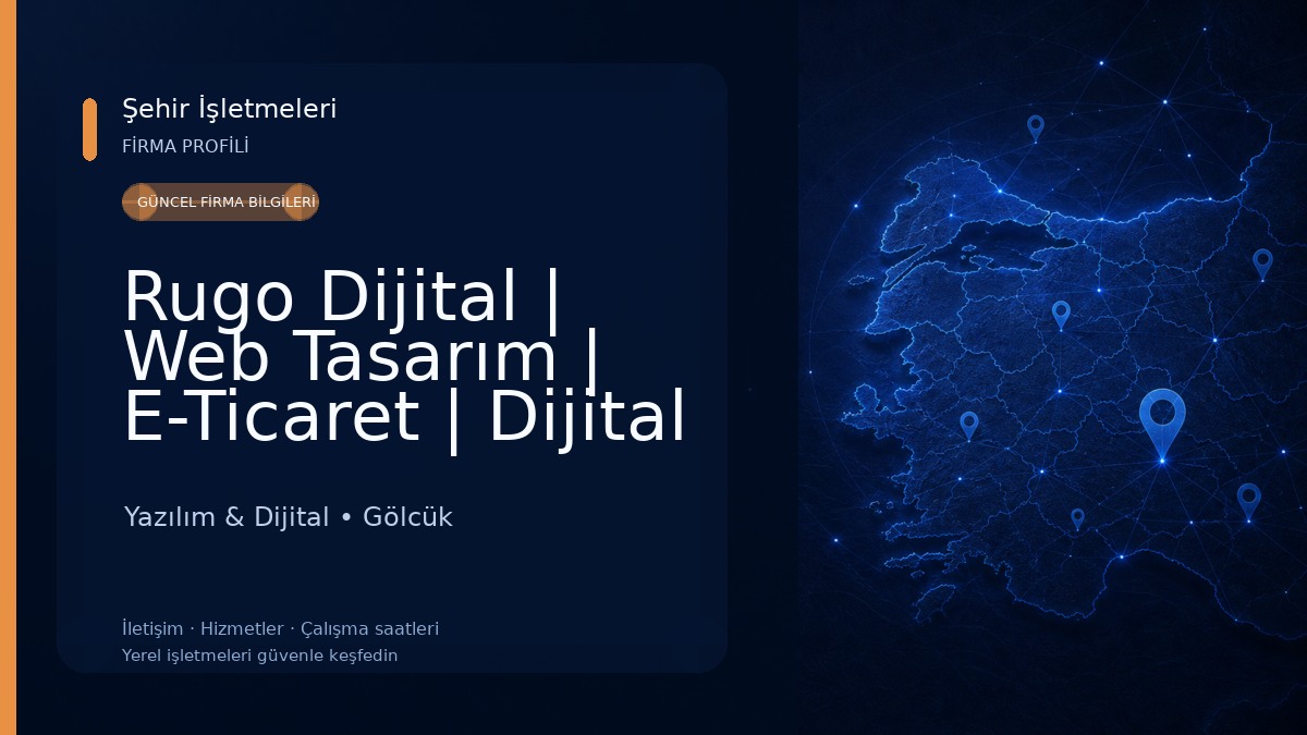 Rugo Dijital | Web Tasarım | E-Ticaret | Dijital Reklam Hizmetleri Yazılım & Dijital