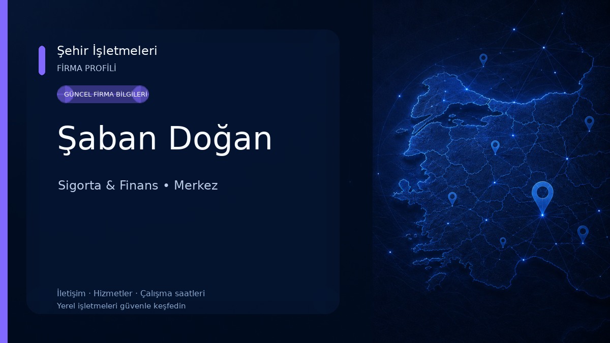Şaban Doğan Sigorta & Finans