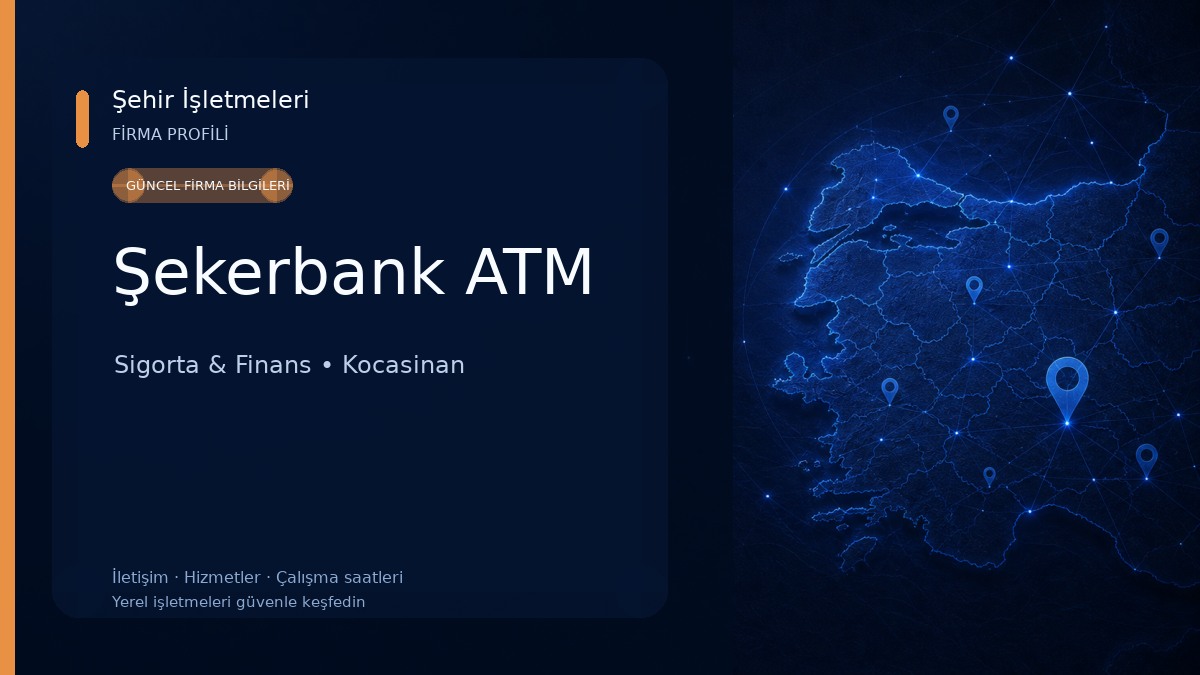 Şekerbank ATM Sigorta & Finans