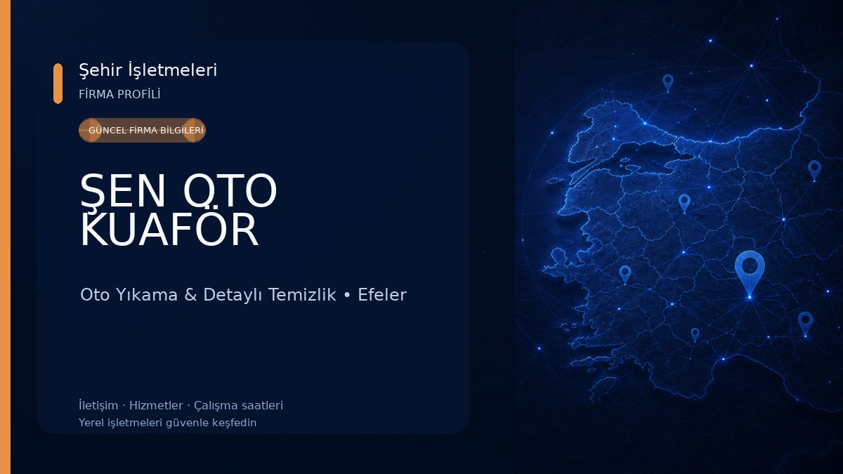ŞEN OTO KUAFÖR Oto Yıkama & Detaylı Temizlik