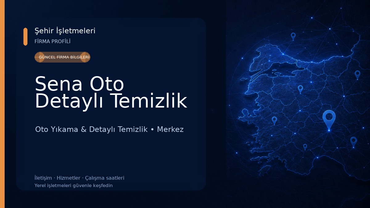 Sena Oto Detaylı Temizlik