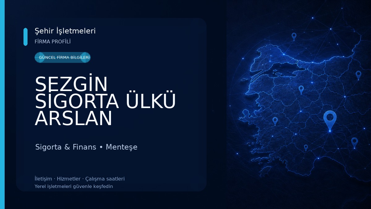 SEZGİN SİGORTA ÜLKÜ ARSLAN GÜNGÖR Sigorta & Finans