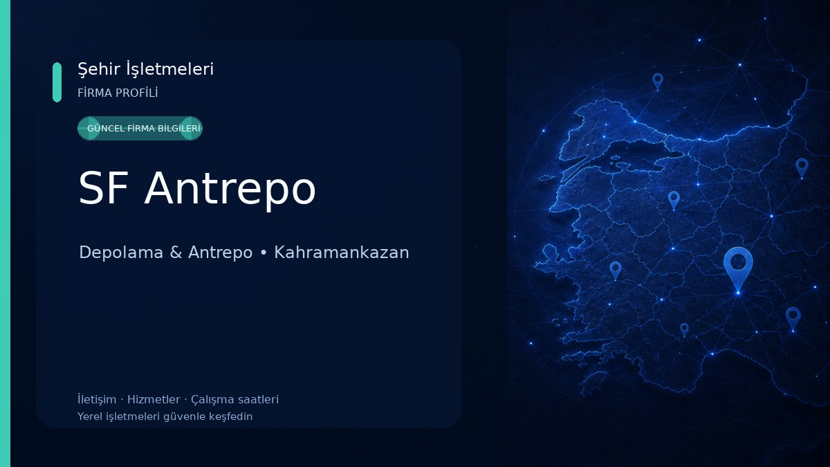 SF Antrepo Depolama & Antrepo