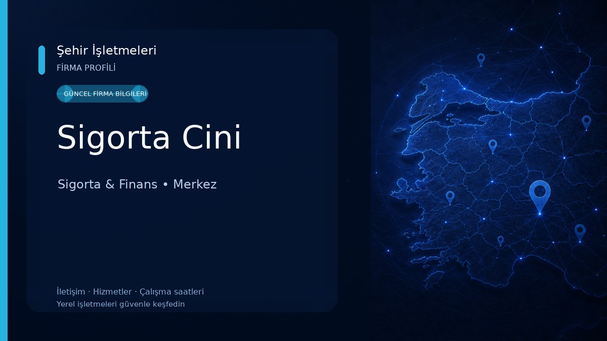 Sigorta Cini Sigorta & Finans