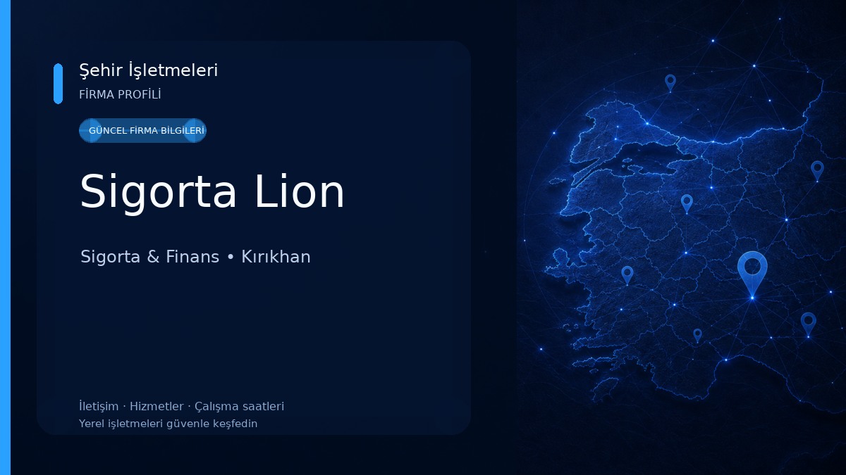 Sigorta Lion Sigorta & Finans