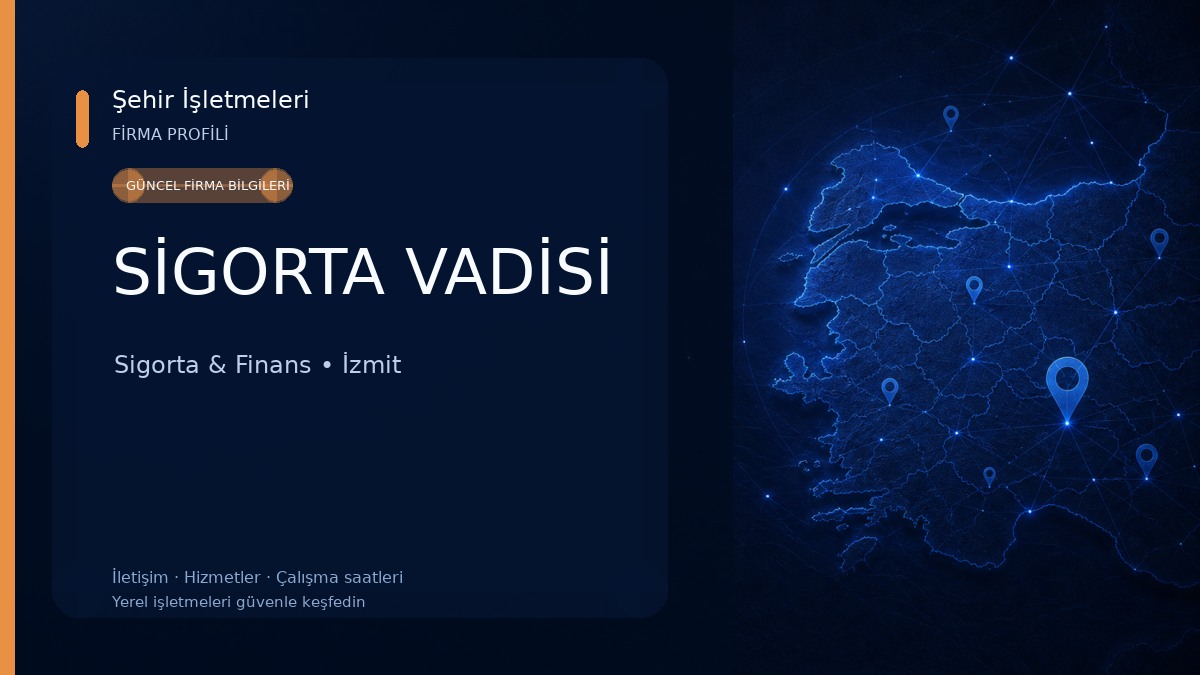 SİGORTA VADİSİ Sigorta & Finans