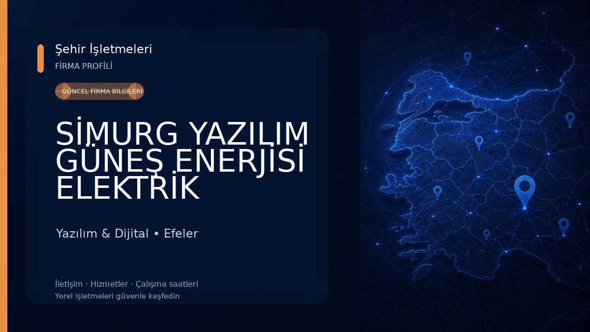 SİMURG YAZILIM GÜNEŞ ENERJİSİ ELEKTRİK ÜRETME SİSTEMLERİ VE OTOMASYONLARI Yazılım & Dijital