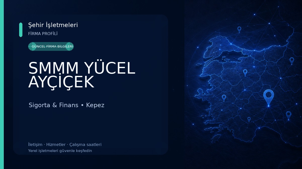 SMMM YÜCEL AYÇİÇEK Sigorta & Finans