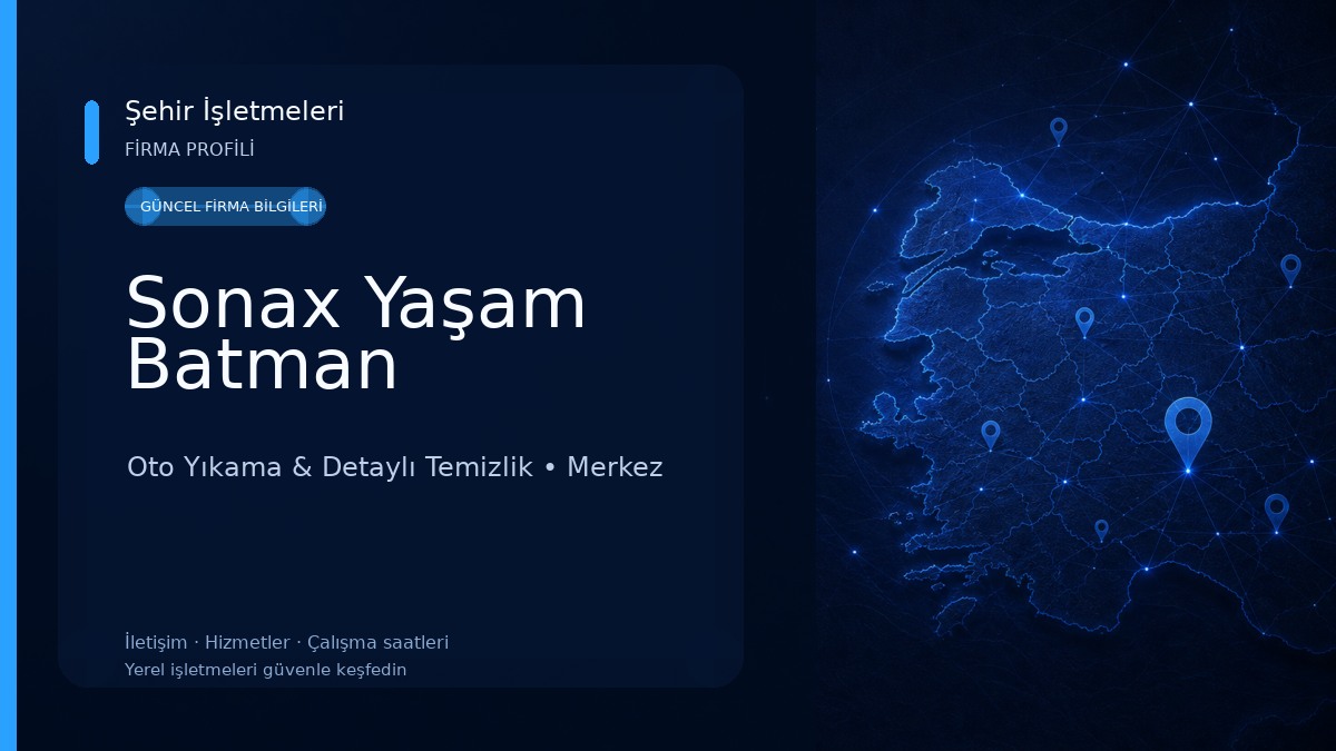 Sonax Yaşam Batman