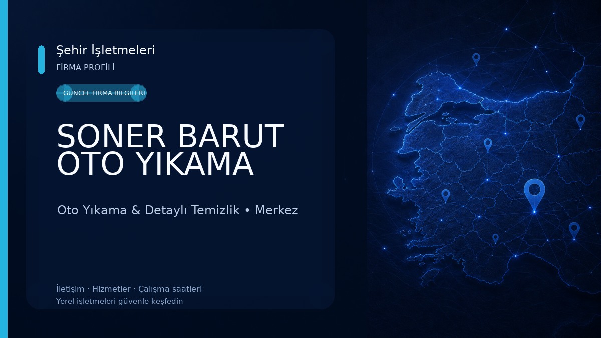 SONER BARUT OTO YIKAMA Oto Yıkama & Detaylı Temizlik