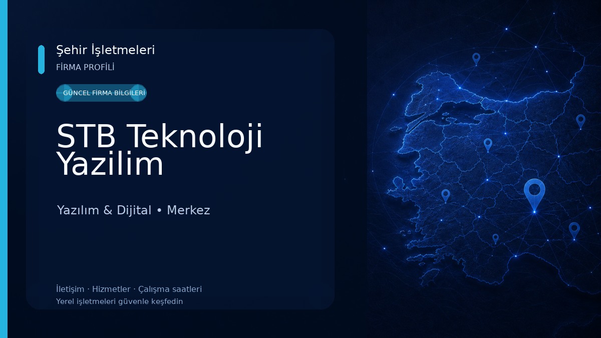 STB Teknoloji Yazilim Yazılım & Dijital