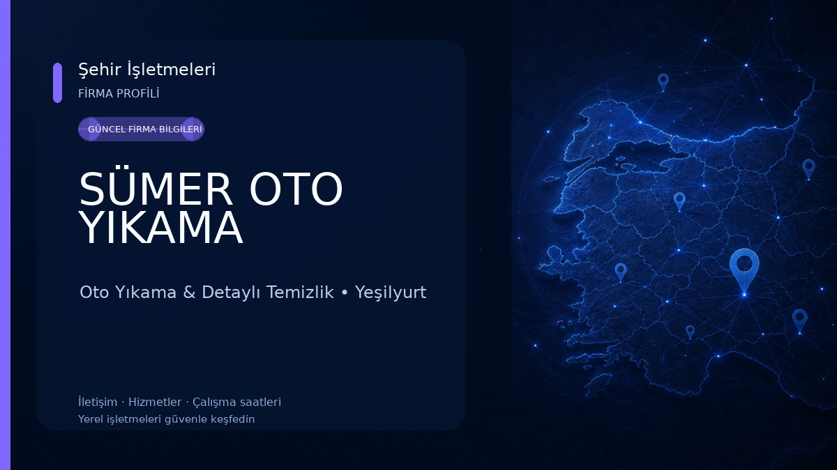 SÜMER OTO YIKAMA Oto Yıkama & Detaylı Temizlik