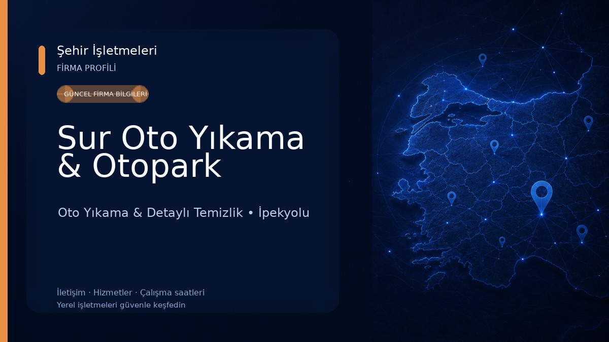 Sur Oto Yıkama & Otopark Oto Yıkama & Detaylı Temizlik