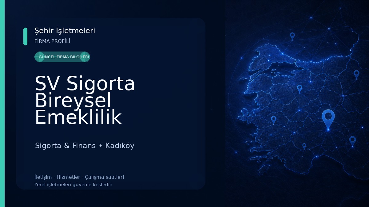 SV Sigorta Bireysel Emeklilik Sigorta & Finans