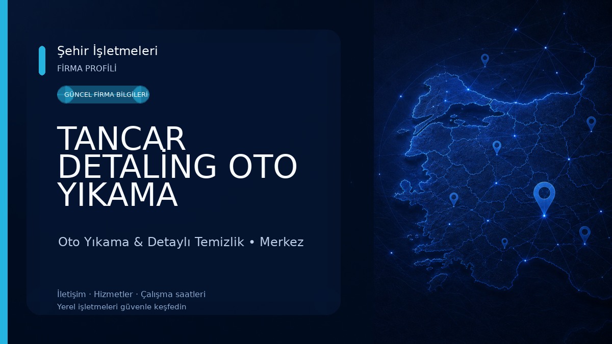 TANCAR DETALİNG OTO YIKAMA 
