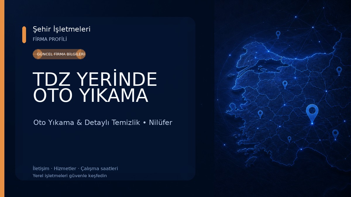 TDZ YERİNDE OTO YIKAMA Oto Yıkama & Detaylı Temizlik