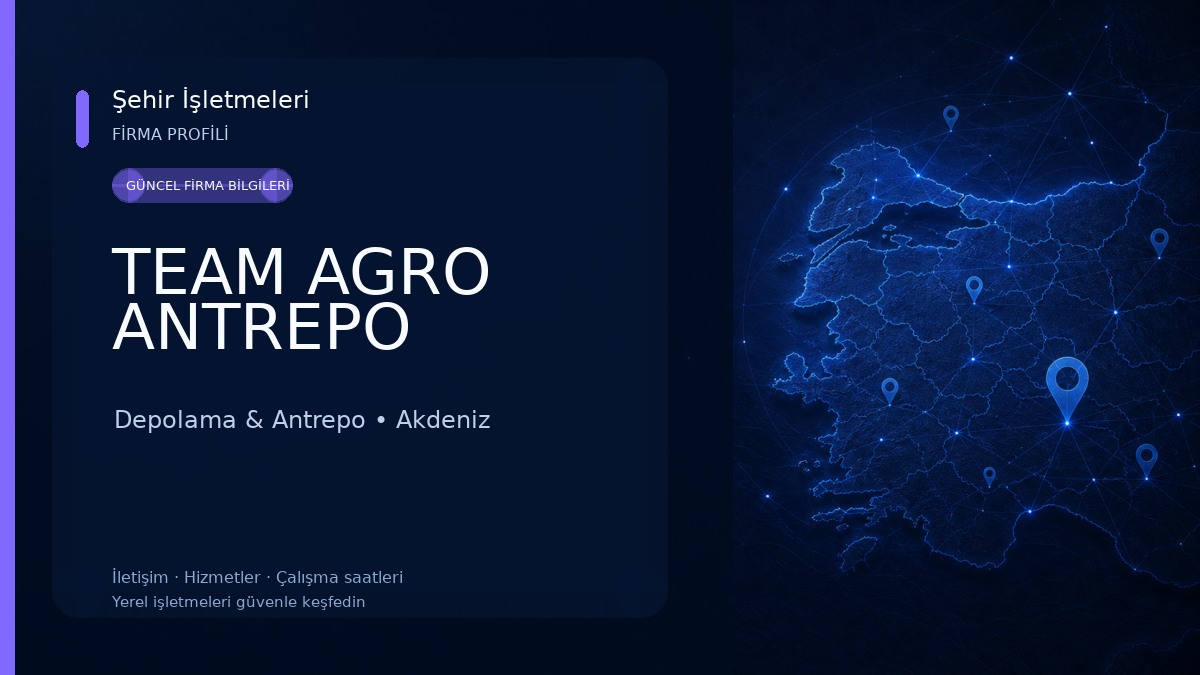TEAM AGRO ANTREPO