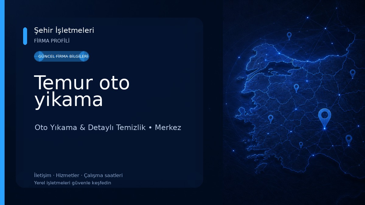 Temur oto yikama 