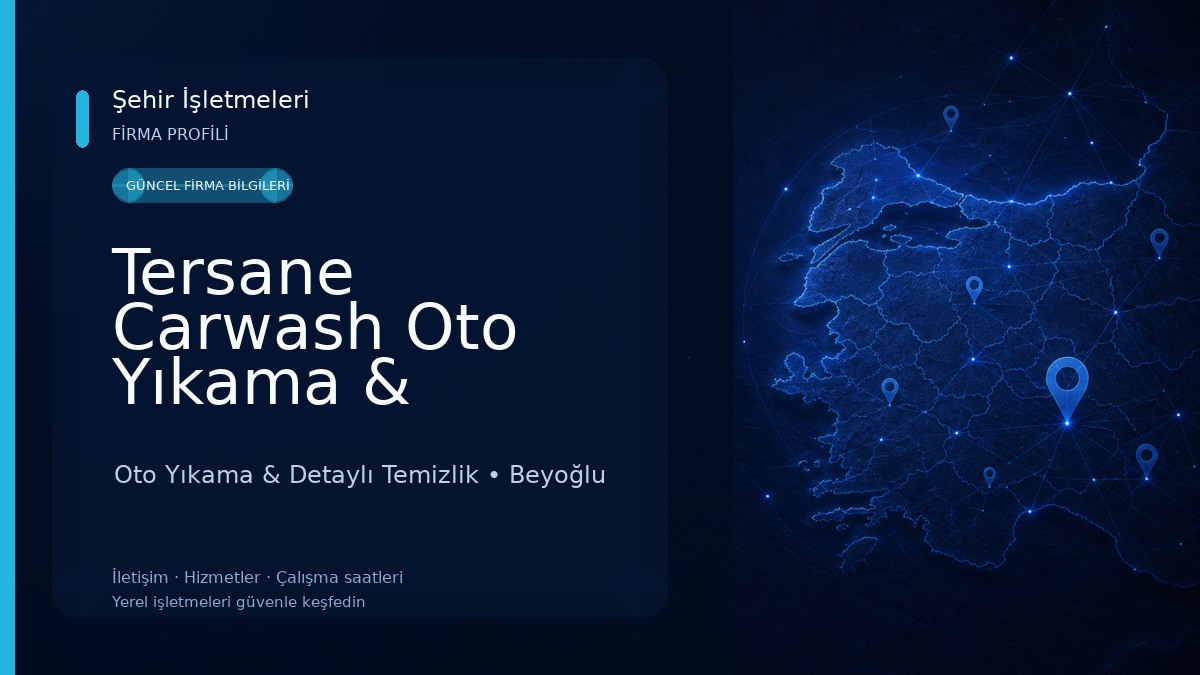 Tersane Carwash Oto Yıkama & Detailing 