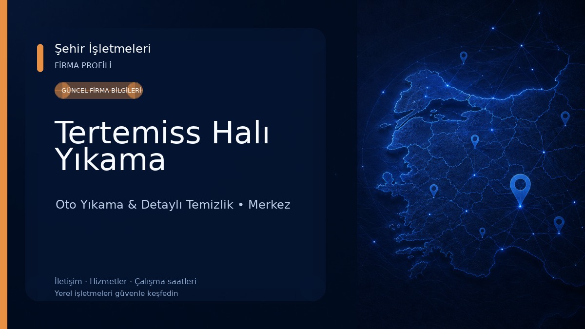 Tertemiss Halı Yıkama 