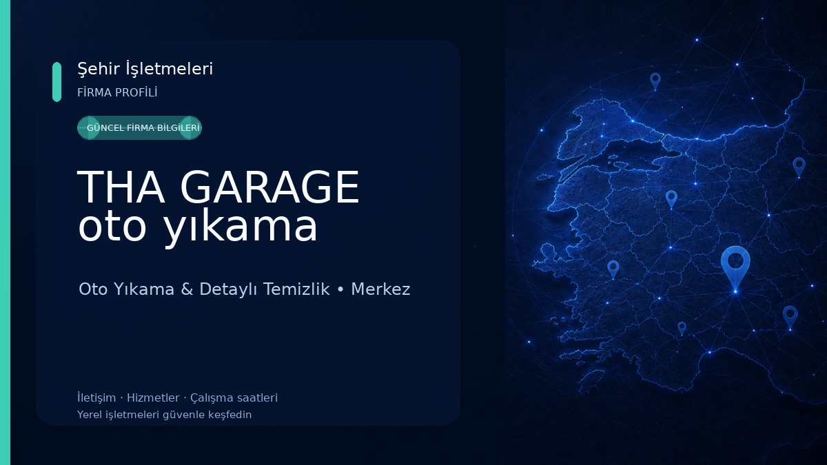 THA GARAGE oto yıkama Oto Yıkama & Detaylı Temizlik