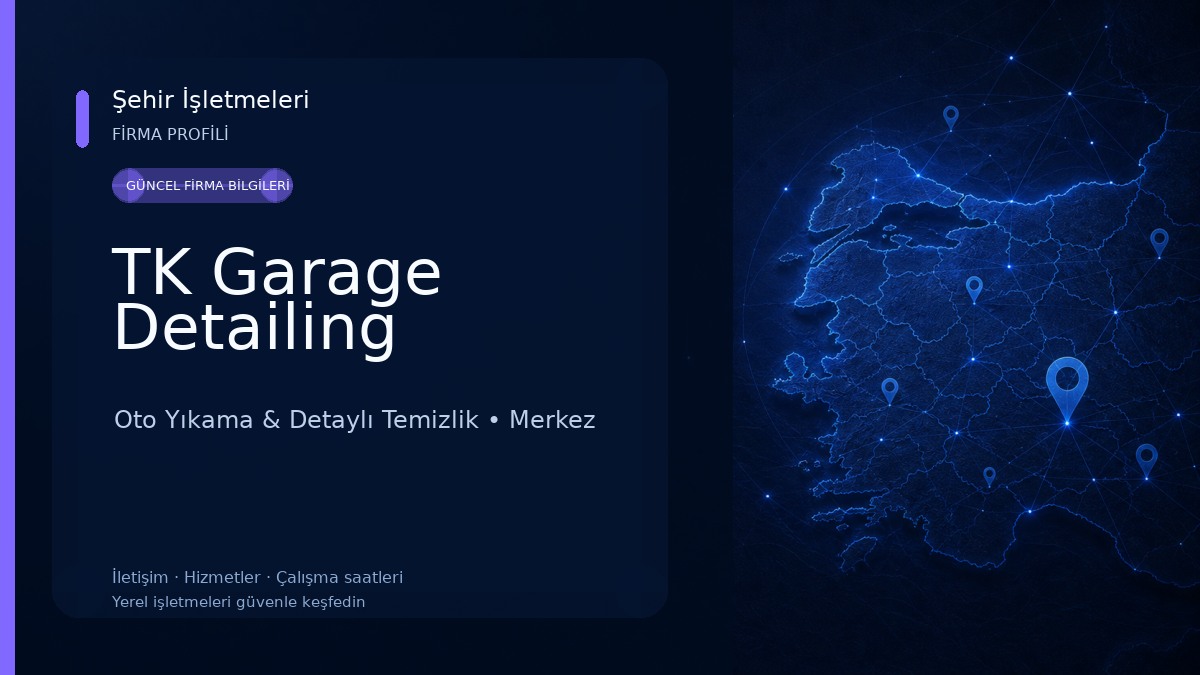 TK Garage Detailing 
